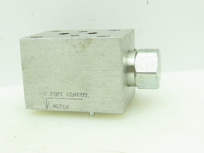 Dynex S8640-D03-P-V-20 Hydraulic Inlet Pressure Sandwich Check Valve 3000PSI D03