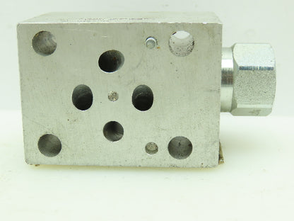 Dynex S8640-D03-P-V-20 Hydraulic Inlet Pressure Sandwich Check Valve 3000PSI D03