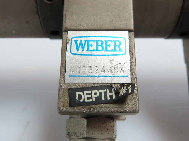 Weber 110 9198 10.00 Pneumatic Electric Fixtured Screwdriving System 9" Stroke