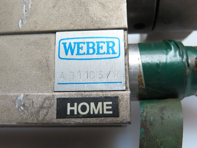 Weber 110 9198 10.00 Pneumatic Electric Fixtured Screwdriving System 9" Stroke