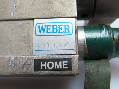 Weber 110 9198 10.00 Pneumatic Electric Fixtured Screwdriving System 9" Stroke