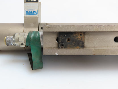 Weber 110 9198 10.00 Pneumatic Electric Fixtured Screwdriving System 9" Stroke