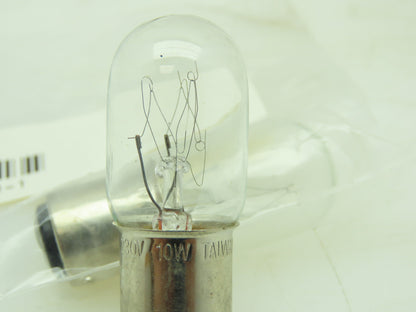 Lumapro 4VCX7 Bulb 10W T6 Miniature Incandescent Light Bulb 230V Lot of 7