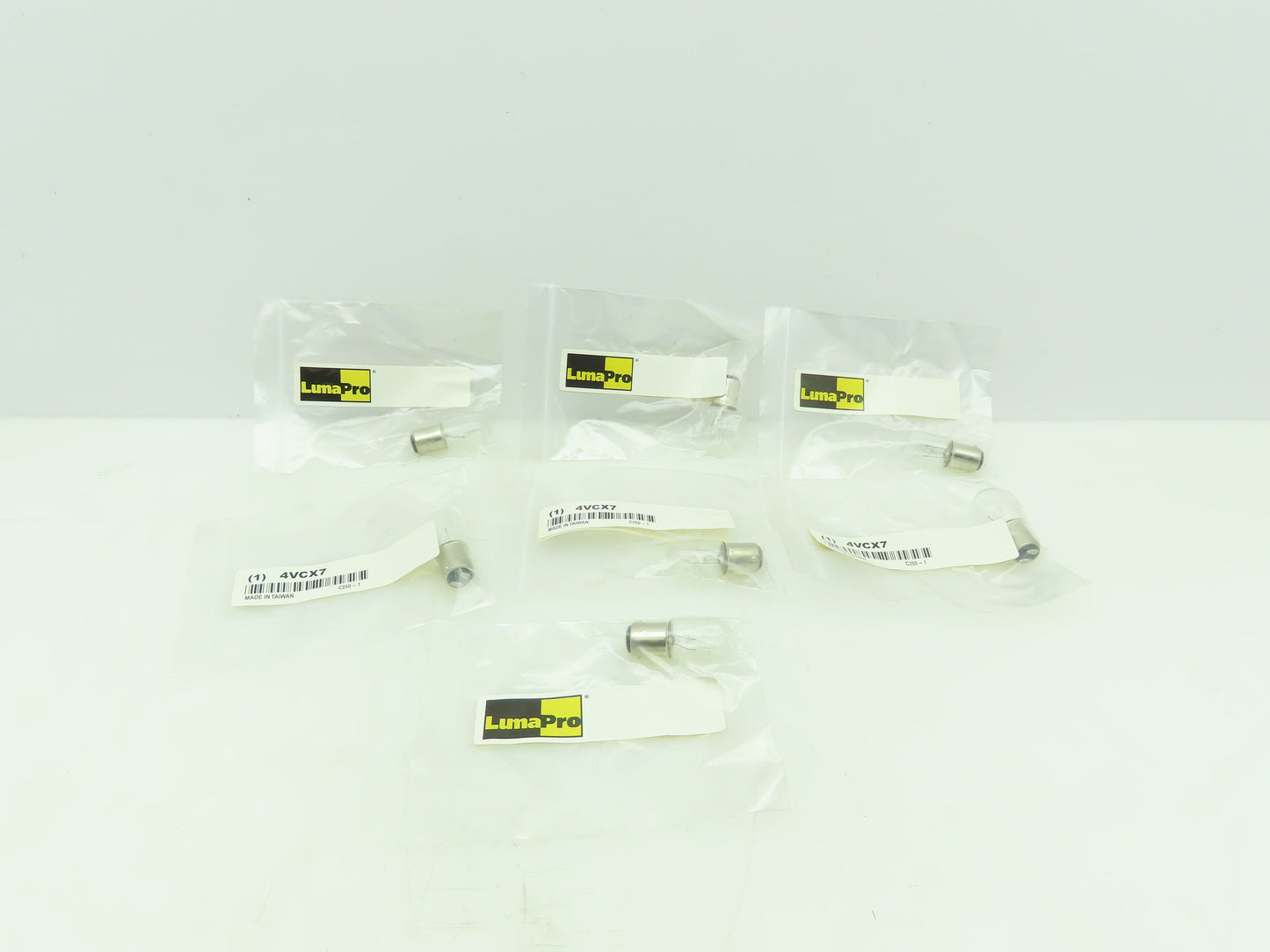 Lumapro 4VCX7 Bulb 10W T6 Miniature Incandescent Light Bulb 230V Lot of 7
