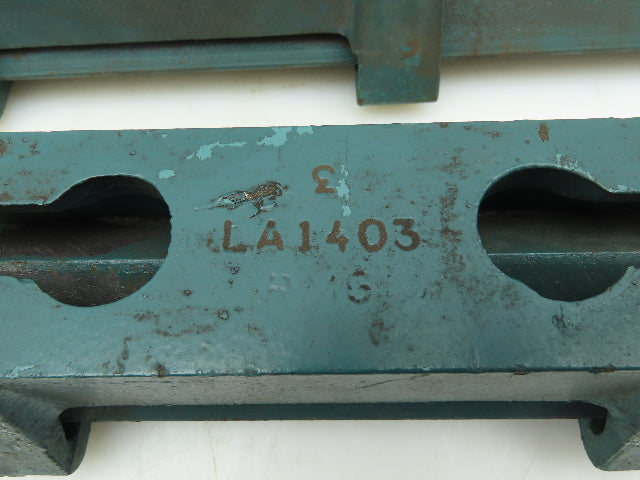 Heavy Duty Steel Screw Adjustable Foot Mount Electric Motor Base Rails 4" x 28"