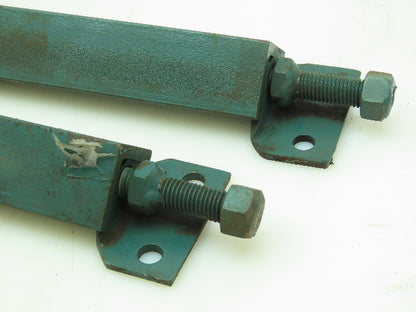 Heavy Duty Steel Screw Adjustable Foot Mount Electric Motor Base Rails 4" x 28"