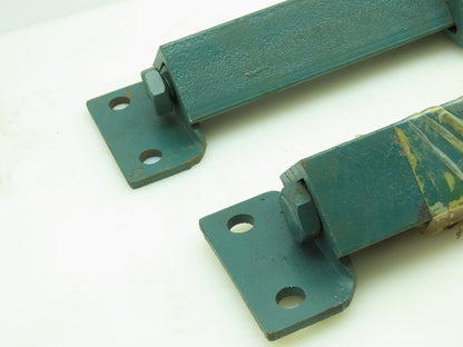 Heavy Duty Steel Screw Adjustable Foot Mount Electric Motor Base Rails 4" x 28"