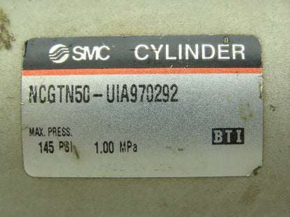 SMC NCGTN50 Pneumatic Double Acting Air Cylinder 2"Bore 0.5"Stroke LOT OF 2
