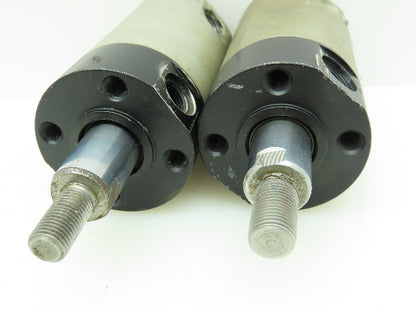 SMC NCGTN50 Pneumatic Double Acting Air Cylinder 2"Bore 0.5"Stroke LOT OF 2
