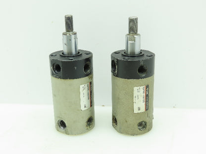 SMC NCGTN50 Pneumatic Double Acting Air Cylinder 2"Bore 0.5"Stroke LOT OF 2