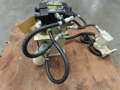 Vickers V10-1P6P-1C20 Hydraulic Vane Pump 1.5Gal Reservoir D3W3CY Control Valves