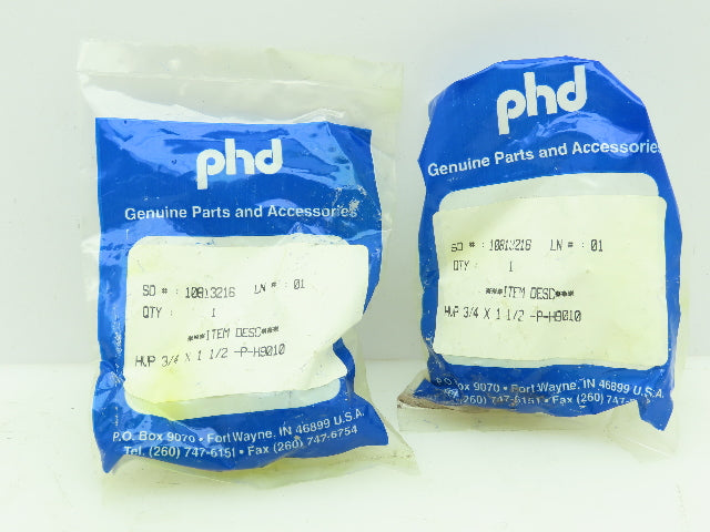 PHD HVP 3/4"x1-1/2"-P-H9010 Pneumatic Air Cylinder Repair Kit LOT OF 2