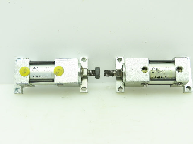 PHD NPGMS10 Pneumatic Double Acting Air Cylinder 1-1/8"Bore 1/2"Stroke LOT OF 2
