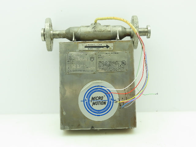 Micro Motion DS025H124SU Mass Flow Sensor Meter Type 22 Factor 28386