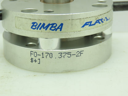 Bimba FO-170.375-2F Flat-1 Pneumatic Double Acting Air Cylinder 1.5"Bore 3/8"Str