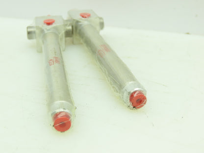 Bimba BFT-013-D Pneumatic Double Acting Air Cylinder 7/16"Bore 3"Stroke LOT OF 2