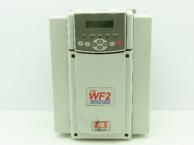 T B Woods WF2C4007-5D AC Drive Sensorless Vector Drive 7.5HP 460V WF2 E-Trac