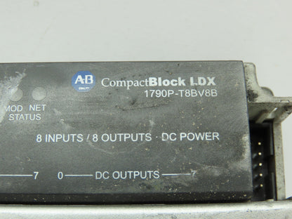 Allen Bradley 1790P-T8BV8B CompactBlock LDX Base Block I/O Module Lot of 2