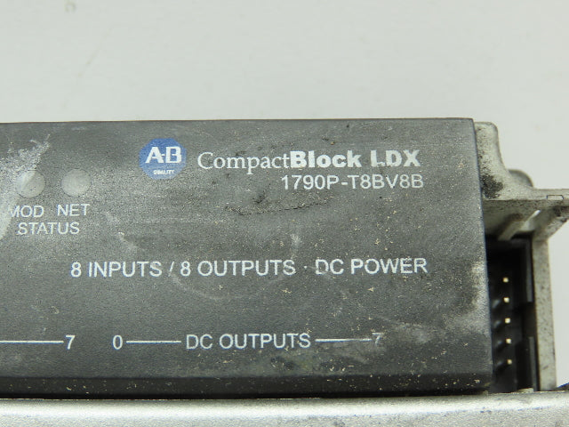 Allen Bradley 1790P-T8BV8B CompactBlock LDX Base Block I/O Module Lot of 2