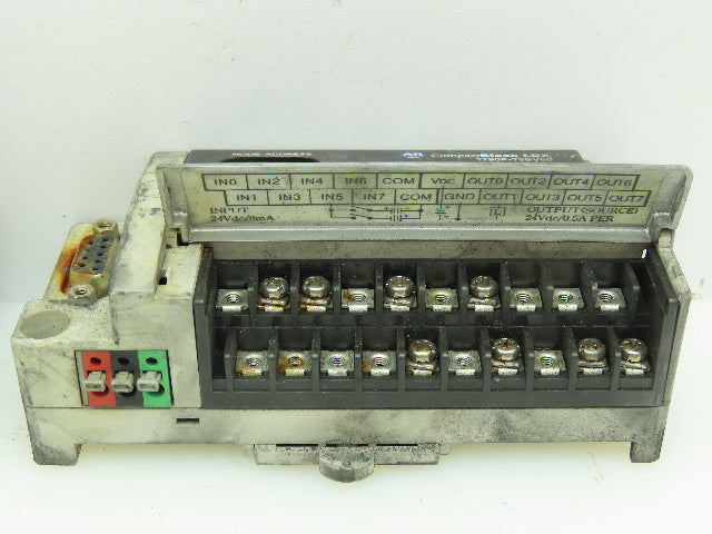 Allen Bradley 1790P-T8BV8B CompactBlock LDX Base Block I/O Module Lot of 2