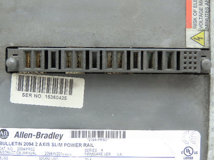 Allen Bradley 2094-PRS2 Series A 2 Axis Slim Power Rail Ground Ribbon