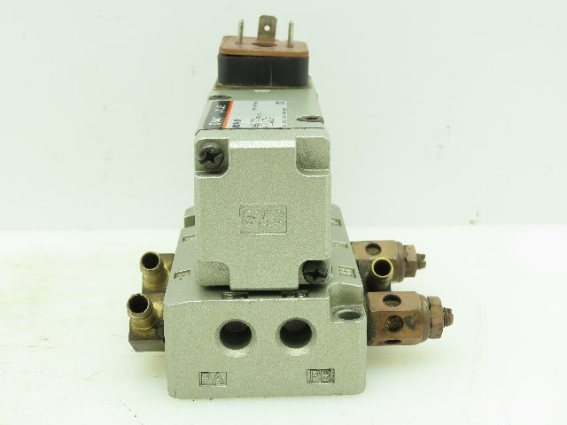 SMC US7406 Pneumatic Directional 3-Way Air Solenoid Valve 120VAC 150PSI