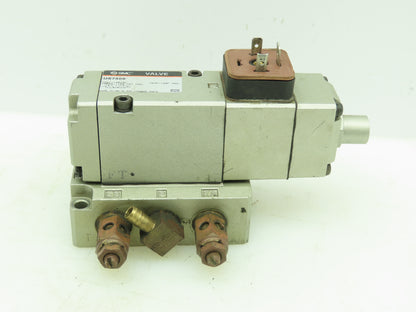 SMC US7406 Pneumatic Directional 3-Way Air Solenoid Valve 120VAC 150PSI