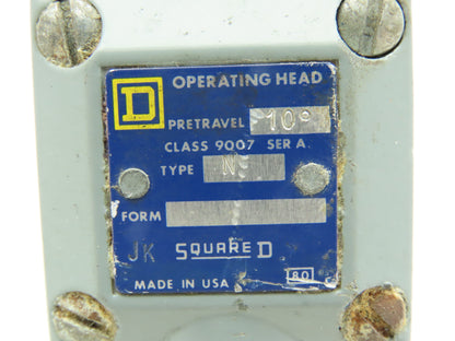Square D 9007C54N1 Series A Limit Switch Side Rotary Spring Return 600V 10-Amp