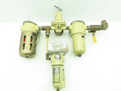 C.A. Norgren F12-300-A3DA Air Filter & 11-002-037 Reg. & L11-200-MPBA Lubricator