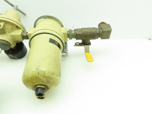 C.A. Norgren F12-300-A3DA Air Filter & 11-002-037 Reg. & L11-200-MPBA Lubricator