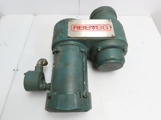 Reeves Adjustable Speed Drive 5:1 Reducer 1Hp 480V Reliance Motor *Incomplete*