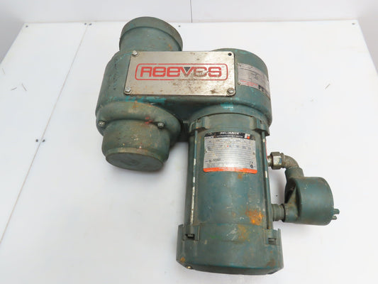 Reeves Adjustable Speed Drive 5:1 Reducer 1Hp 480V Reliance Motor *Incomplete*