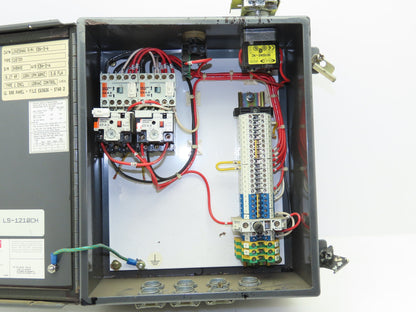 Hoffman A-1210CH/SPL Electrical Enclosure 12"x10"x5" w/Two 4 Amp Motor Starters