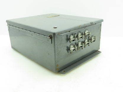 Hoffman A-1210CH/SPL Electrical Enclosure 12"x10"x5" w/Two 4 Amp Motor Starters