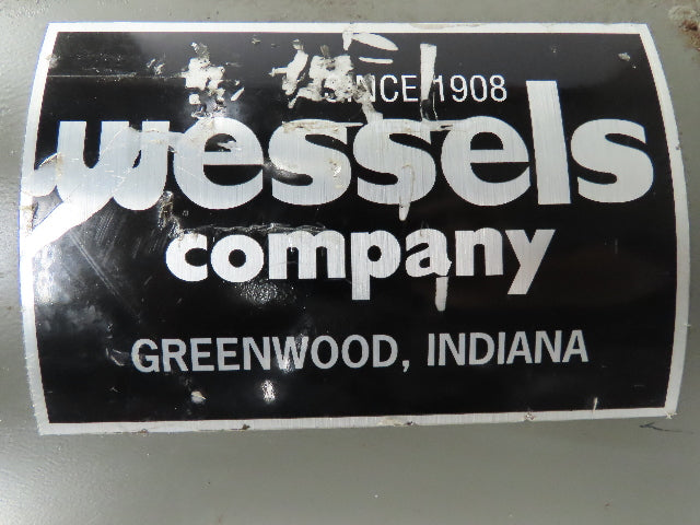 Wessels Vertical Compressed Air Tank Approx:12-Gal 35"x12"x12" Yr:2002 150-PSI
