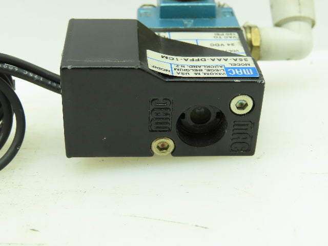 Mac 35A-AAA-DFFA-1CM Pneumatic Valve 24VDC Coil 1/8" NPT Ports