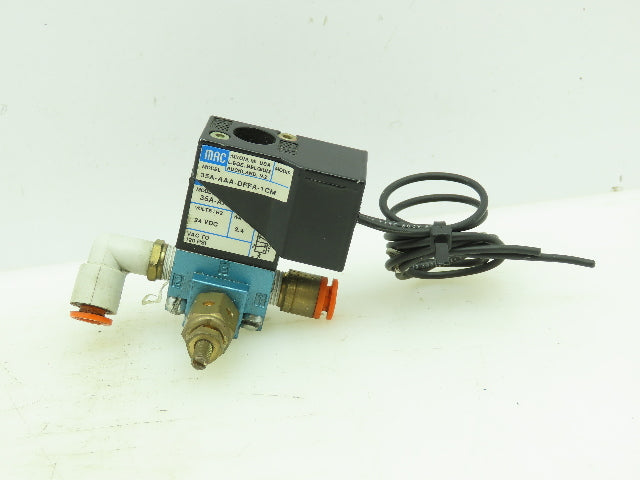 Mac 35A-AAA-DFFA-1CM Pneumatic Valve 24VDC Coil 1/8" NPT Ports