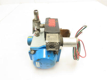 Jamesbury VPVL200 SR4/5 B Pneumatic Valve Actuator 116 PSI 120V Spring Return