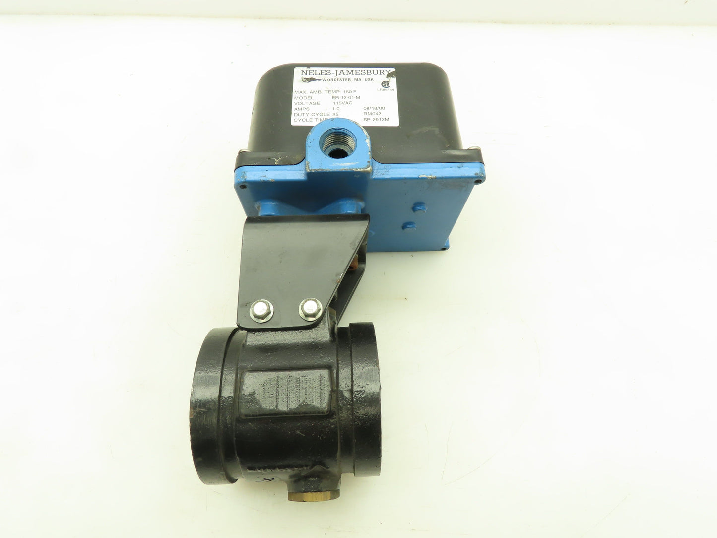 Jamesbury ER-12-01-M 3" Grooved Butterfly Valve Electric Actuator 120V
