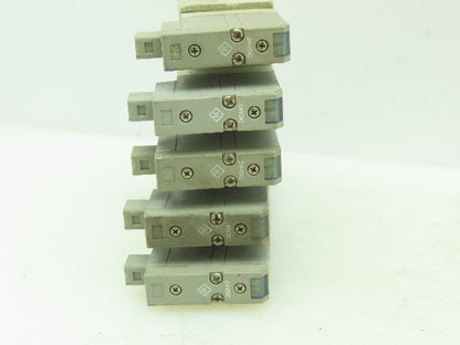 SMC SV2300-5FU Pneumatic Solenoid Control Valve 4-Way/3-Position 24VDC LOT OF 5