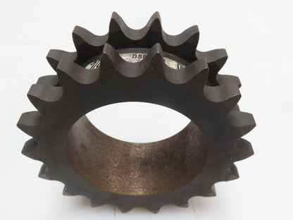 Martin DS80A18 Double Single #80 Roller Chain Sprocket 18T 1" Pitch 3.75" Bore