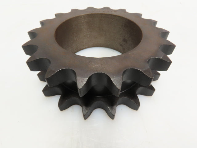 Martin DS80A18 Double Single #80 Roller Chain Sprocket 18T 1" Pitch 3.75" Bore