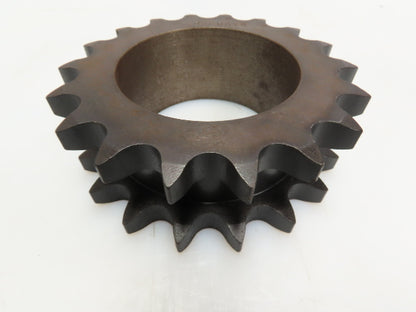 Martin DS80A18 Double Single #80 Roller Chain Sprocket 18T 1" Pitch 3.75" Bore
