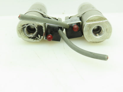 Bimba Mfg. M-061.5-D Pneumatic Cylinder 7/8x1.5" OL W/Magnetic Reed Switch 2 Lot