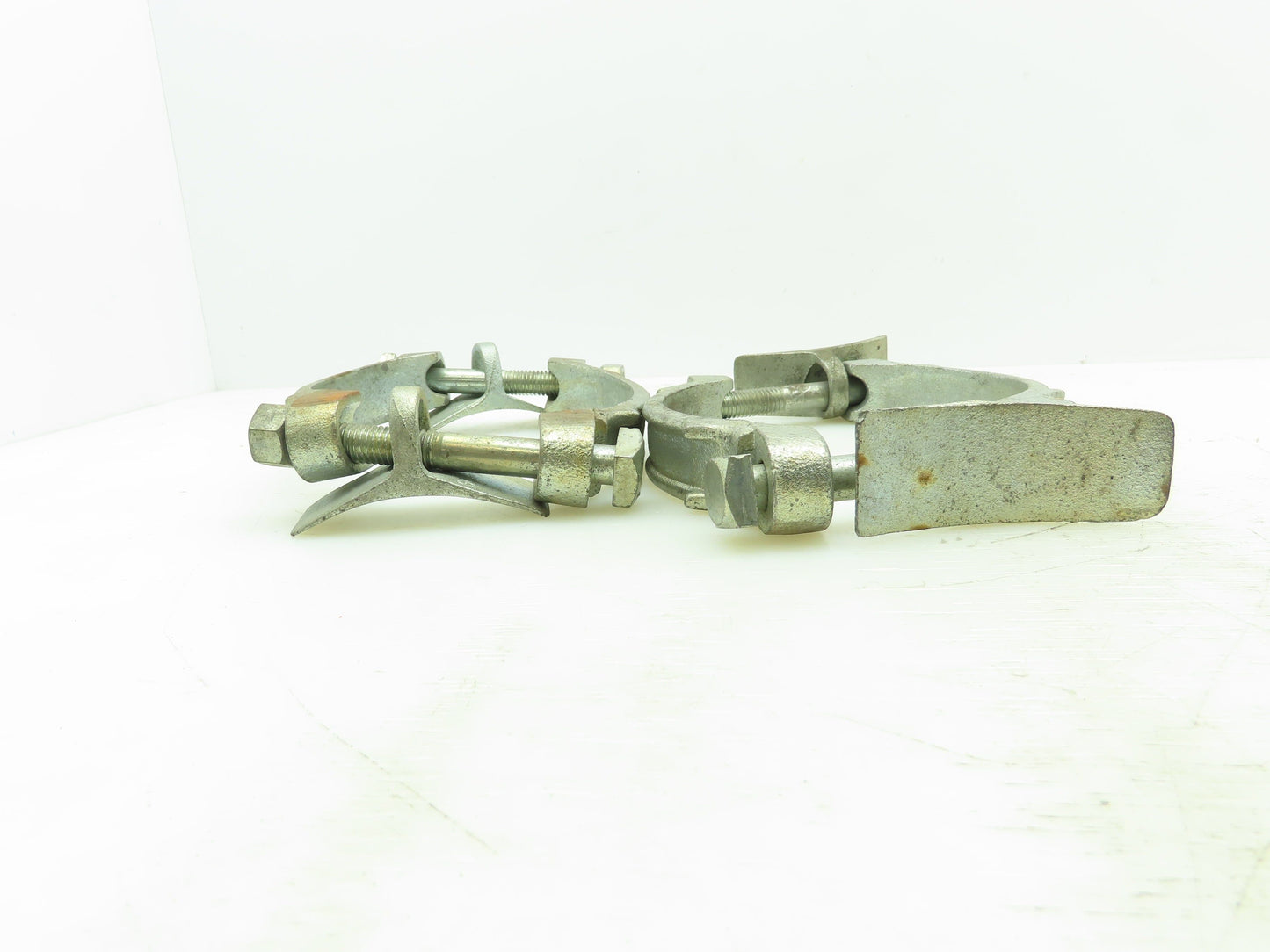 Dixon V & C 525 Plated Iron Hose Clamp w/Saddles 5-1/4"Diameter LOT OF 2