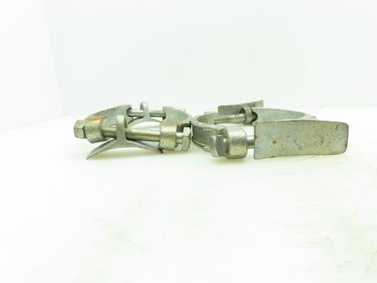 Dixon V & C 525 Plated Iron Hose Clamp w/Saddles 5-1/4"Diameter LOT OF 2