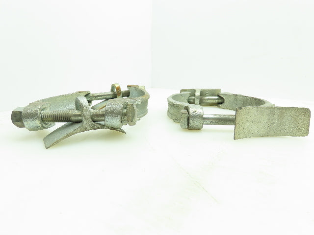 Dixon V & C 525 Plated Iron Hose Clamp w/Saddles 5-1/4"Diameter LOT OF 2