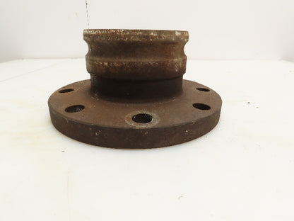 PF50A Cam & Groove Fitting 5" Adapter x 5" Pipe Flange CamLock Ductile Iron