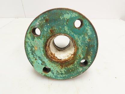 2-1/2" Threaded 4-Bolt Steel Pipe Flange Class 150 w/CamLock  2-1/2" D Coupling