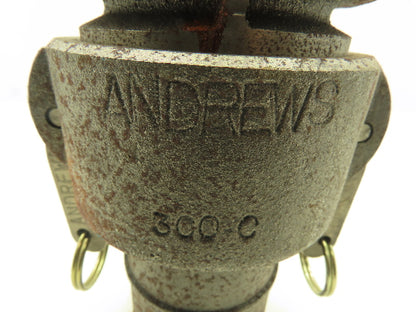 Dixon 300-C / 300-E Steel CamLock Cam & Groove 3" Coupler/Adapter x Hose Shank